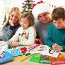 D-FantiX 24Pack Christmas Coloring Book for Kids, Christmas Party Favors for Kids, Holiday Activities Gift for Boys Girls, Xmas Treats Prizes Stockings Goodie Bags Stuffer Filler Party Supplies