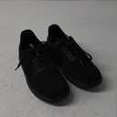 Orthofeet Women's Orthopedic Knit Kita Hands-Free Sneakers (8.5 Wide, All Black)
