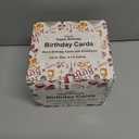 104 Unique Birthday Card Bulk, Assorted Birthday Card Box with Envelopes, Matching Stickers Greeting Card with Blank Inside - 4 x 6 Inch Perfect to Send Warm Birthday Wishes to Family Business Friends