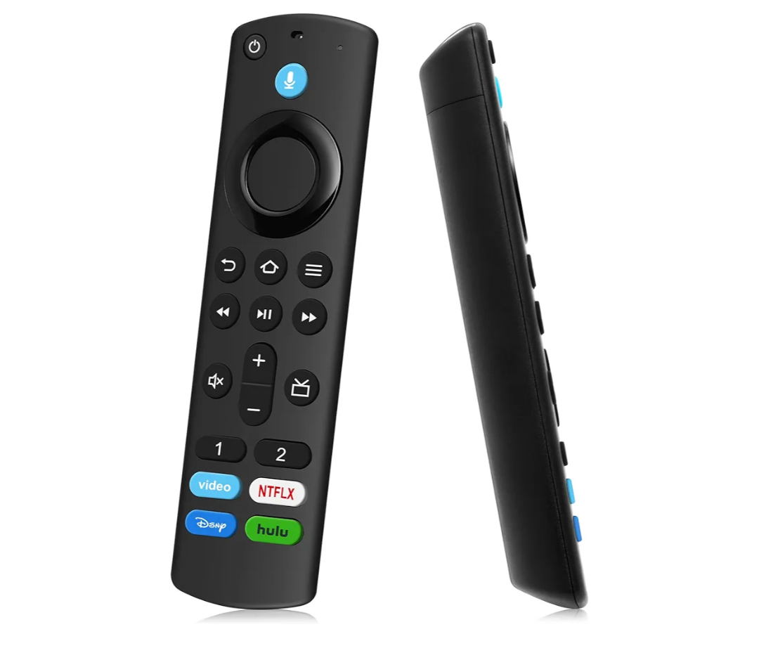 Replacement Voice Remote Control Compatible with Fire Smart TV Stick Lite, for FireStick(2nd gen/3rd gen/4K Max)/TVs Cube, for Insignia Fire Smart TV 3rd gen with Voice Controller