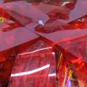Lulu Home Set of 3 Christmas Decorations, 140 LEDs Light Up Boxes with Red Bows, Plug-in Lighted Xmas Boxes with Timer for Christmas Trees Holiday Display Party Indoor Decors