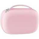 Gowing Wearable Breast Pumps Carrying Case, Hard Shell Case with Removable Tray, Watertight Breast Pump Storage Bag Compatible with Most of Wearable Breast Pumps, Holds 2 Pumps, Pink