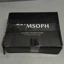 PRIMSOPH Automatic Motion Sensor Hands Free Electronic Infrared Smart Commercial Touchless Bathroom Sink Faucet with Cover Plate Temperature Mixer Battery or Plug-in Powered Chrome