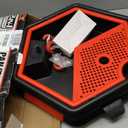Performance Tool W4074 2 in 1 Drain Pan and Tool Caddy - Conveniently Collects Oil and Organizes Tools for Automotive Repairs