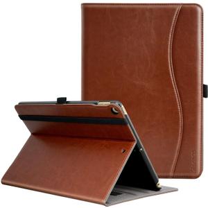 ZtotopCases for iPad 6th/5th Generation 9.7 Inch 2018/2017 iPad Air 2 & 1 Case, Premium PU Leather Business Folding Cover with Auto Wake/Sleep, Multiple Viewing Angles for iPad Air 2nd/1st Gen, Brown