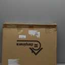 danpinera Outdoor Side Tables with Flower Cut Outs, Weather Resistant Steel Patio Side Table, Small Round Outdoor End Table Metal Side Table for Patio Yard Balcony Garden Black