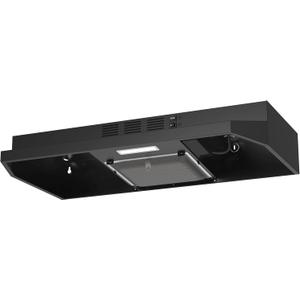 Range Hood 30 inch, Black Under Cabinet Range Hood, Ductless Range Hood