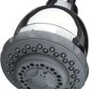 Culligan Wall-Mounted Water Filtered Shower Head with Massage, Chrome Finish (10,000 Gallon)