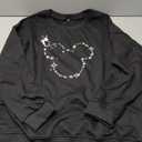 Magic Kingdom Castle Shirt Casual Vacation Holiday Long Sleeve Shirts for Women Fairy Cute Tops, Large