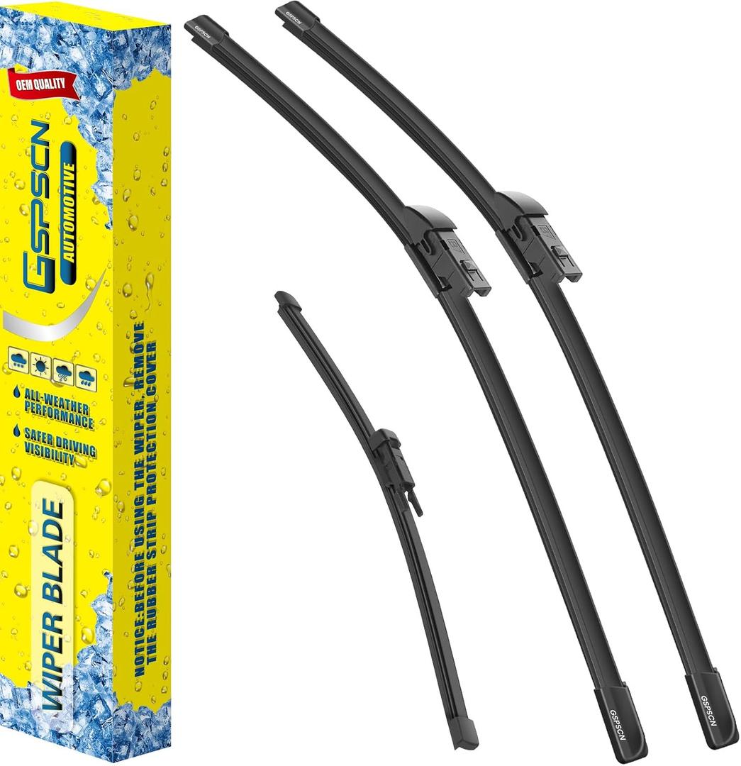 GSPSCN 3 Wipers Replacement for Land Rover Range Rover 2023-2017Range Rover Sport 2023-2017 Original Equipment Windshield Wiper Blades 24"+20"+15" (set of 3)