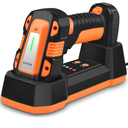 KUIIYER 1D QR 2D Industrial Barcode Scanner with Upgraded Charging Dock, Wireless Bluetooth Professional Bar Code Scanners, USB Plug & Play Handheld Barcode Reader for iPhone, Android, Computers & POS