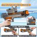 EWRITN Electric Water Gun for Adults  Automatic, High-Powered, Battery-Operated Water Pistol with 32 Ft Range, 550ML Large Capacity Squirt Gun for Summer Outdoor Fun, Grey