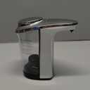 Automatic Soap Dispenser, Touchless Dish Soap Dispenser 17oz/500ml with Infrared Sensor, 5 Adjustable Soap Levels, Liquid Dispenser for Bathroom Kitchen (Silver)