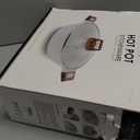 Kerykwan 7-QT Shabu Shabu Hot Pot with Divider Double Flavor Divided Stockpot with Glass Lid Dual Sided Soup Cookware for Induction Cooktop Gas Stove Hot Burner