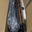 NightStand Bedside Charging Table Bedroom - Brown Night Stand with Charger Station, Modern Bed Side End Table with Open Shelf & 2 Fabric Drawers, USB-C Port for Dorm, Living Room