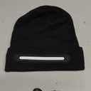 Hinshark Valentines Day Gifts for Him, Bluetooth Beanie Hat with Lights, Unisex LED Bluetooth Beanie Gifts for Men and Women (Dark Black)