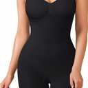 BRABIC Waist Trainer Shapewear Bodysuits for Women Tummy Control Seamless Full Low Back Faja Body Shaper Butt Lifter (Large, Black)