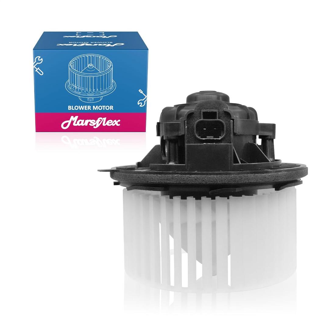 Marsflex Front Blower Motor 22741027 2007 2008 2009 2010 2011 2012 2013 2014 Chevy Tahoe Silverado Avalanche Suburban, for GMC Yukon Sierra, Cadillac Escalade 700164 Without Resistor