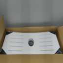 Solid Acrylic Shower Stool for Inside Shower, Heavy Duty White Bathroom Bench Chair with Anti-Slip Pads, Modern Bath Seat Waterproof with Leaking and Wash Hole for Bathtub, Sauna & SPA