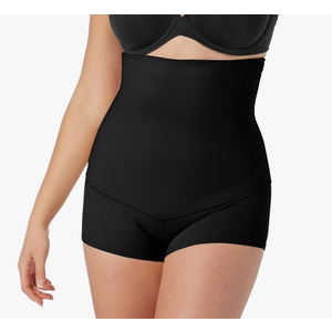 Maidenform Women's Shapewear Underwear, High-Waisted Body Shaper Shorts, Shapewear Tummy Control Boyshort L