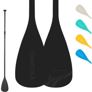 iTAOSTAR Adjustable SUP & Kayak Paddle, Stand Up Paddle for Beginer with Secure Lock,Lightweight Aluminum Alloy Shaft Flexible Black/Blue/Green/Orange/White