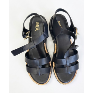 MIA Black Sandals Women’s Size 8.5 New With Box Summer Seela Sandals