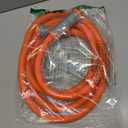 YAMATIC Heavy Duty Short Garden Hose 5/8 in x 10 ft with Swivel Fitting, Super Flexible Leader hose,All-weather, Lightweight, Burst 600 PSI