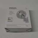 Wall Mounted Oscillating Fan with Remote and Timer,8.5 Inch Small RV Fan with 4 Speeds, 90 Oscillation, 120 Adjustable Tilt, 5.92 feet Wire, Quiet Corner Fans for Bedroom, Indoor Bathroom