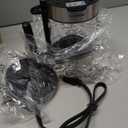 Basics Electric Kettle with Glass Carafe for Tea and Coffee, BPAFree, Fast Boiling, Auto ShutOff, 1 Liter, 1500W, Glass and Steel