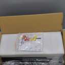 3-Light Kitchen Island Lighting, Black Pendant Light Fixture, Farmhouse Dining Room Light Fixtures Over Table, Modern Hanging Light Fixtures with Clear Glass, E26 Base, Bulbs Not Included