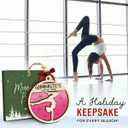 Gymnastics Christmas Ornament for Girl - Wooden Gymnast Ornaments for Tree - Motivational Gymnastics Gifts for Athletes, Coaches, Team, Kids, Daughters - Sports Holiday Keepsake