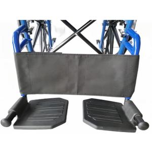 Calf Strap for Wheelchair and Transport Chair,16"-20" seat Width Universal,Leg Strap Support Lower Leg,Widened Size:L32.7*W6.3,Oxford Cloth Material,Wheelchair Universal Replacement Parts 1Ea,Black