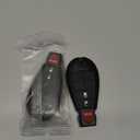 Replacement Key Fob Cover Case fit for 2013-2018 Dodge Ram 1500 2500 3500 Keyless Entry Remote Key Fob Shell GQ4-53T(2Pack)