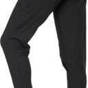 Kcutteyg Womens Joggers with Pockets, Lightweight Quick Dry Athletic Workout Soft Pants for Gym, Yoga, Running, Causal(Black,Small)