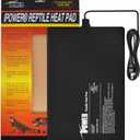 Simple Deluxe Reptile Heat Pad Adjustable Temperature Under Tank Heater for 50-60gal Tank, Terrarium Heat Mat for Snake/ Lizard/ Frog/ Turtle/ Spider/ Plant Box, 8.5" X 18.5", 1 Pack