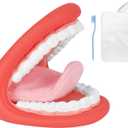 Ultrassist Large Mouth Hand Puppet with Tongue for Kids, Mouth Puppet for Speech Therapy, Include Toothbrush & Storage Bag