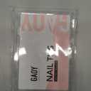 GAOY Medium Square Fake Gel Nail Tips, 12 Sizes False Full Cover Acrylic Press on Nails, 240Pcs Soft Half Matte Tips