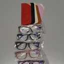 CCVOO 6 Pack Blue Light Blocking Reading Glasses, Anti Headache/Glare/Eye Strain Readers Computer Eyeglasses Women/Men (6 Pack Mix with Case3.75)