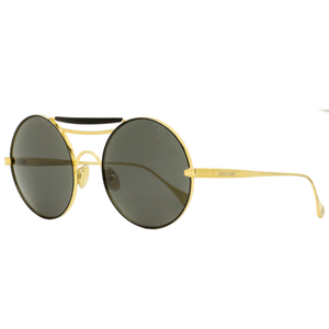 Roberto Cavalli Round Sunglasses RC1137 30A Black/Gold 58mm 1137