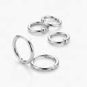 Minimalist Sterling Silver Hoop Earrings