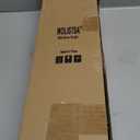 Long Bronze Curtain Rod, Heavy Duty 1 Inch Decorative Curtain Rods for Windows 72 to 144 Inch, Single-Side Adjustable Vintage Rustic Antique Brown Drapery Pole with Netted Texture Finials