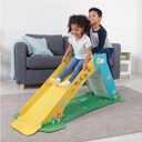 Pop2Play Toddler Playground Indoor Slide for Kids  Durable Eco-Friendly Foldaway Cardboard Slide (Sunny)