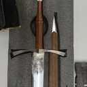 Sharp Blade Medieval Long Sword, Manganese Steel Blade Real Metal Sword