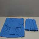 Dining Chair Covers, Dining Room Chair Cover Set of 4, Stretch Kitchen Chair Covers, Detachable Washable Chair Cover, Parsons Chair Slipcovers Protective, for Home, Restaurant, Banquet (Klein Blue)