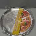 Yuiicaov Stainless Steel Pizza Pan 12 inch, Pizza Pan for Oven, Steel Pizza Tray, Thick Round Pizza Plate Pizza Baking Sheet, Easy Clean & Dishwasher Safe, Set of 1