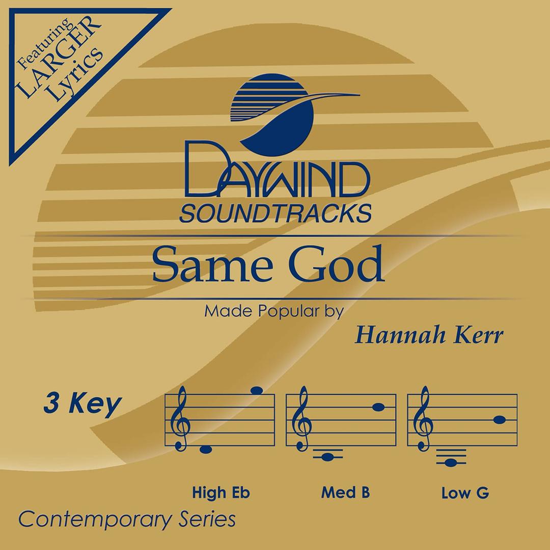Same God Accompaniment/Performance Track, by Hannah Kerr, Format: Audio CD