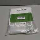 UFRIDAY Clear Short Shower Curtain Liner 72 x 66 inch,Peva Plastic Shower Liner with 5 Magnets and Hooks Shower Curtain for Bathroom or Bath Window