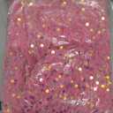 SweatyRocks Girl's Sparkly Sequin Halter Dress Ruched Sleeveless Bodycon Party Dresses (Hot Pink, 12Y) 