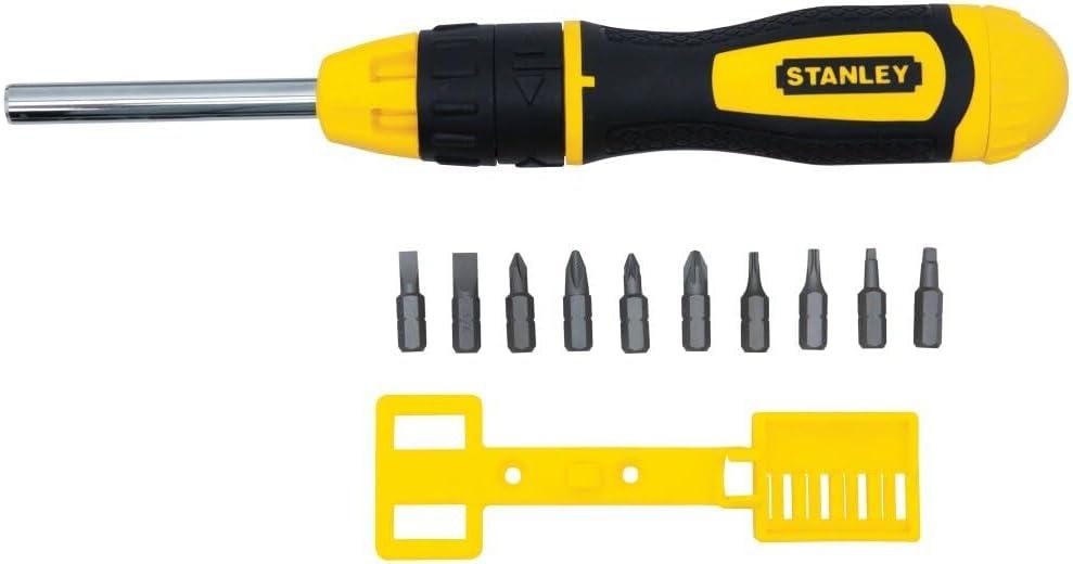 Stanley Hand Tools 68-010 10 In 1 Multi Bit Ratchet Screwdriver