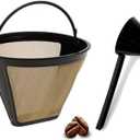 Replacement Permanent Coffee filter GTF Gold Tone Filter for DCC-3200 with Large Coffee Scoop